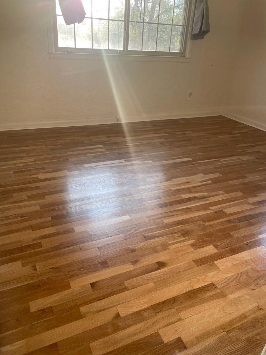 Refinished hardwood flooring restored in Colorado Springs, CO by Floors By Tomorrow